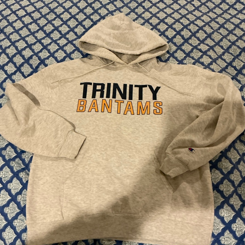 Champion Trinity College Bantams hoodie sweatshirt sz Medium Large